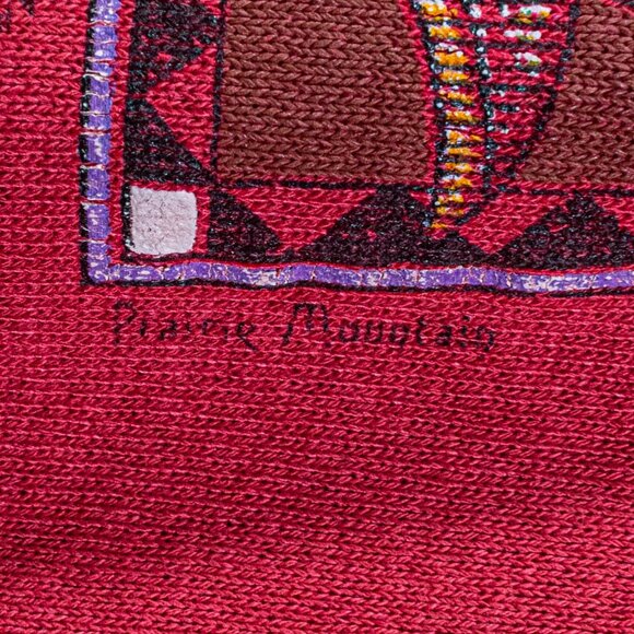 Alaska Wilderness Nature Sun Faded Sweatshirt XXL VTG 90s Art Grunge - Picture 5 of 12